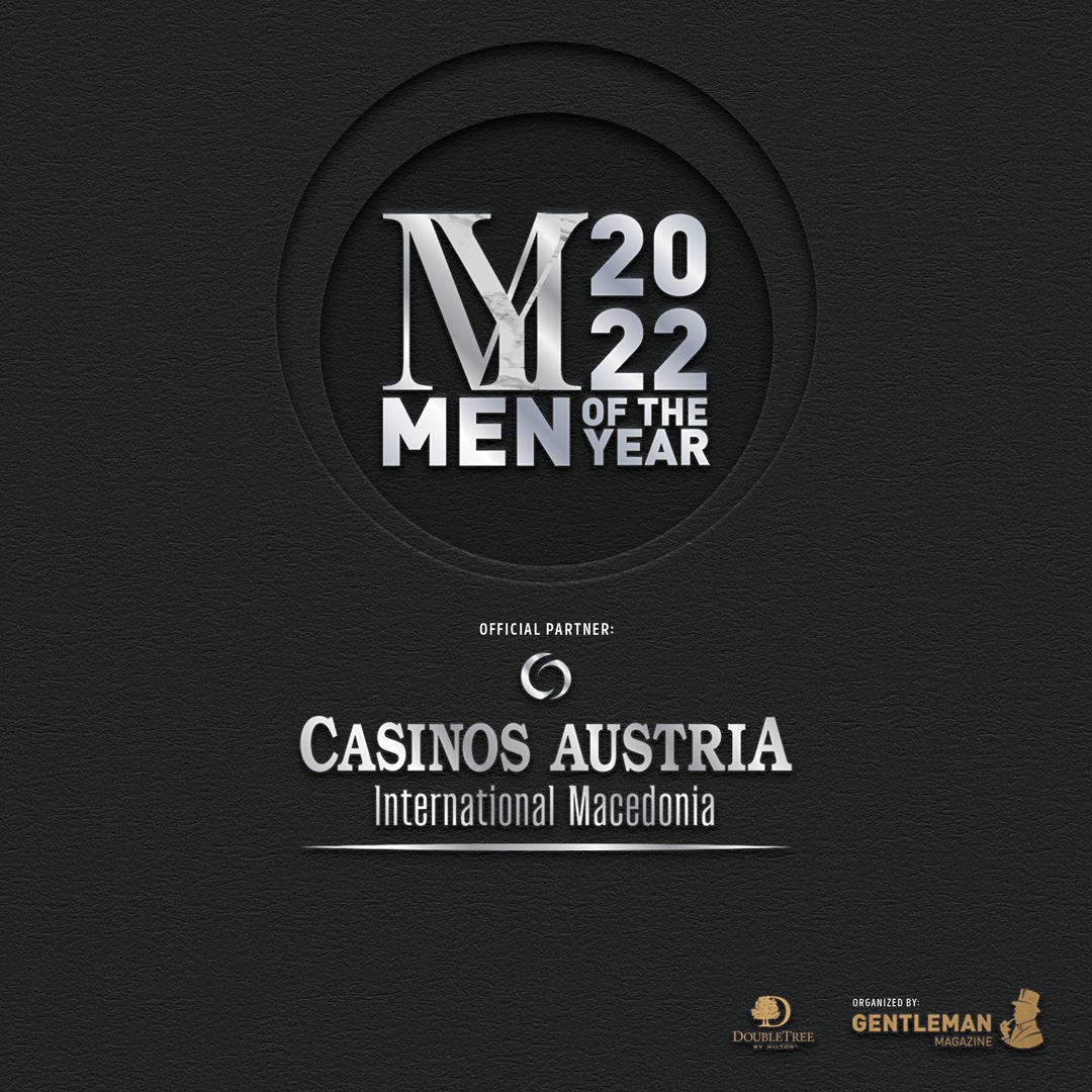 SAVE THE DATE: Официјално на 30ти ноември по 5ти јубилеен пат ќе се одржи изборот „Мажи на годината“ поддржан од Casinos Austria International Macedonia